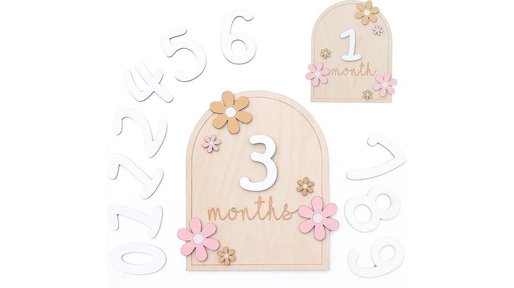 baby development tracking cards