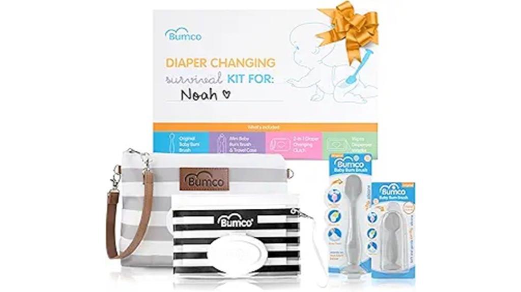 baby essentials with clutch