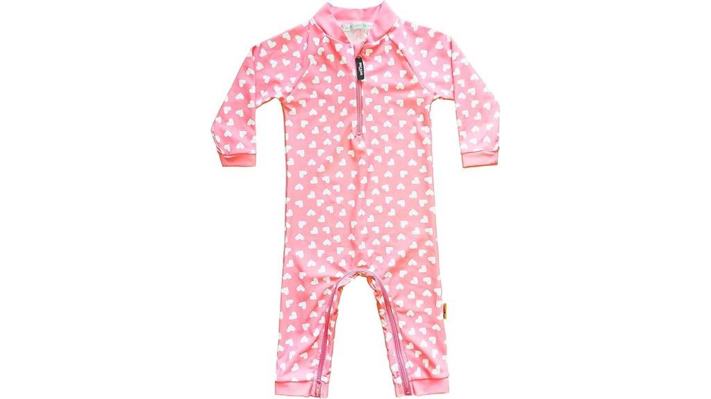 baby girl swimsuit with sun protection