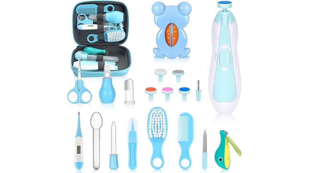 baby grooming kit blue