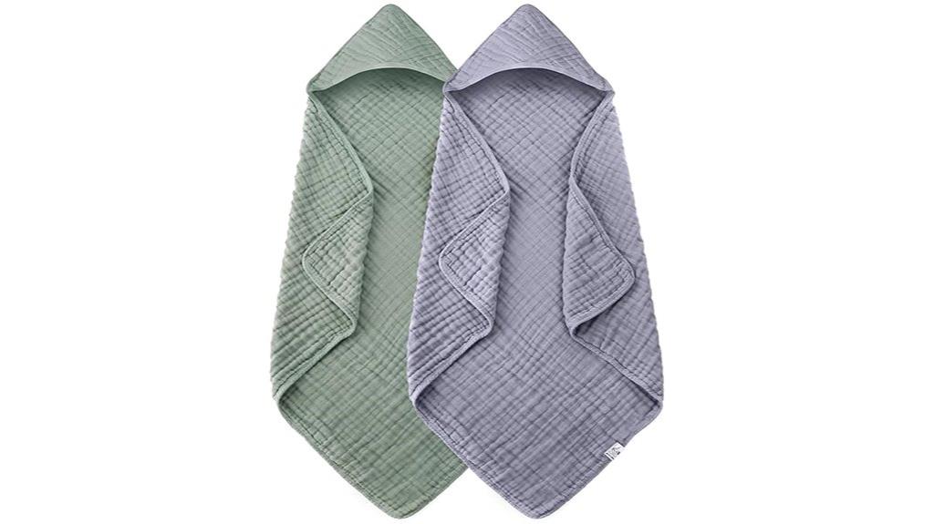 baby hooded towels pack