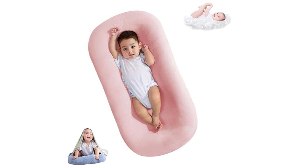 baby lounger with bionic design