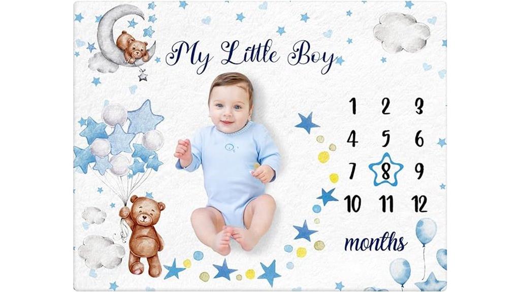 baby milestone blanket