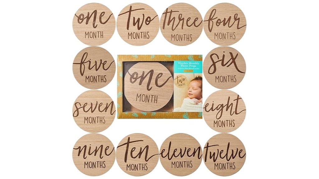 baby milestone discs set