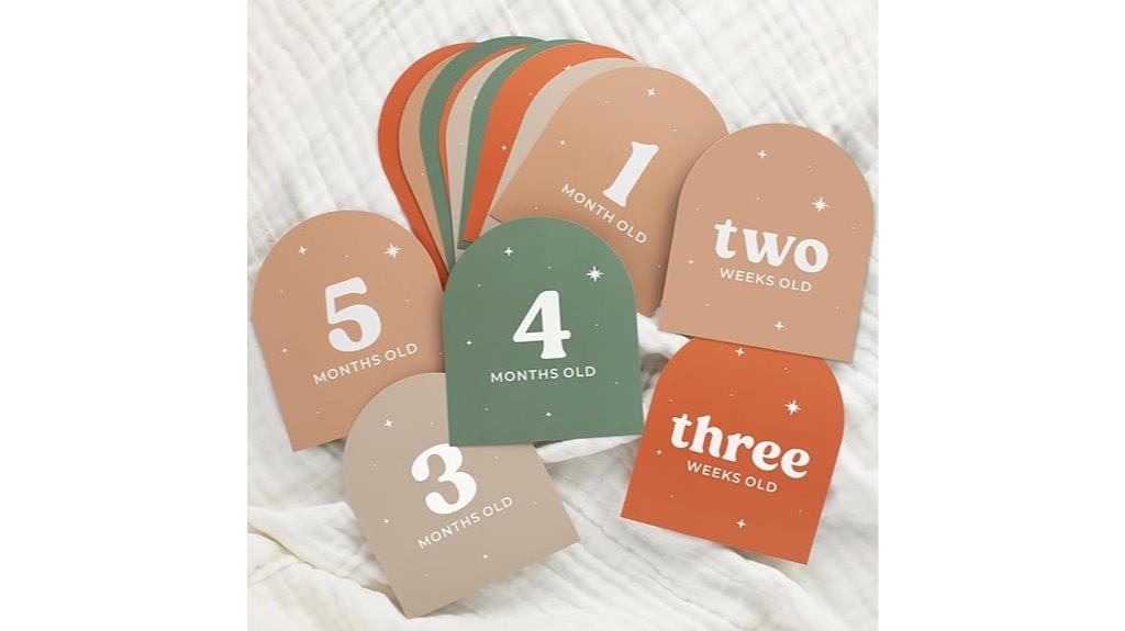 baby milestone photo cards