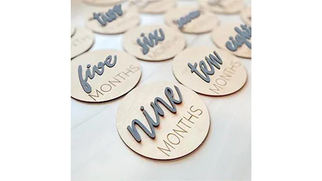 baby milestone photo cards