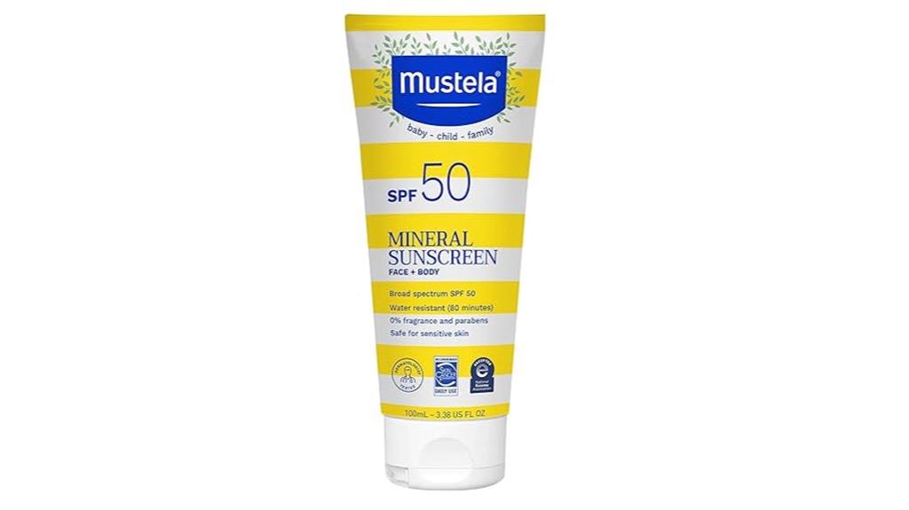 baby mineral sunscreen spf50