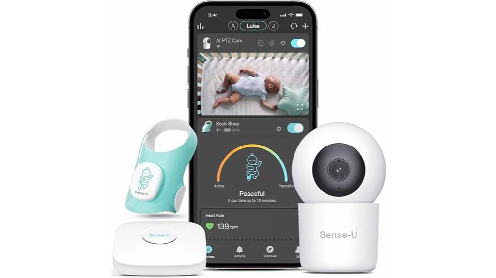 baby monitoring sock camera