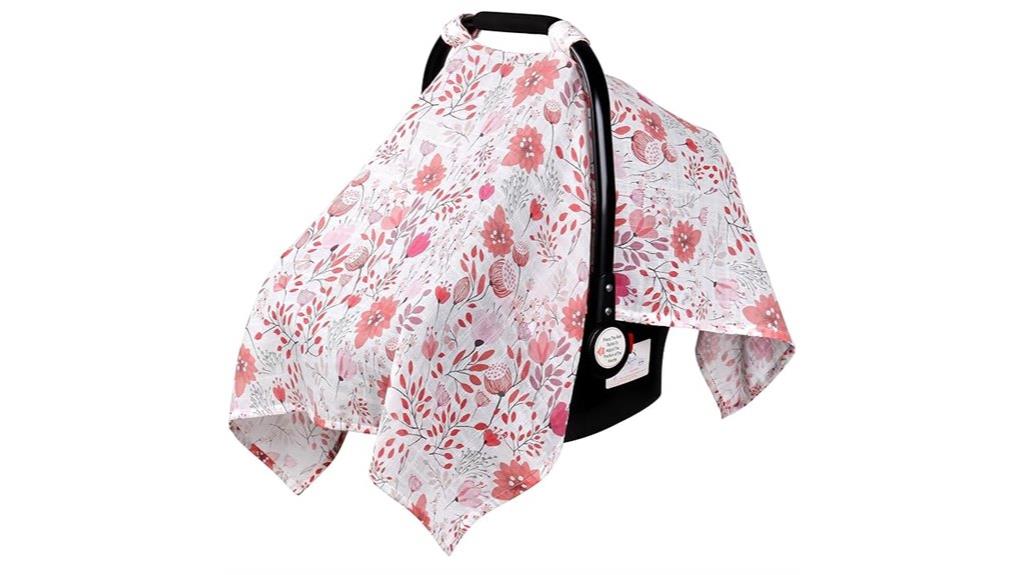 baby muslin car seat cover