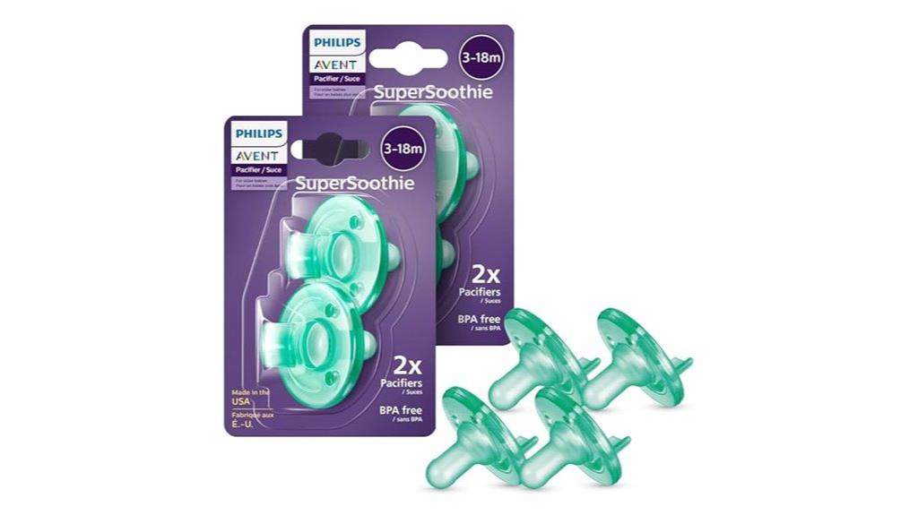 baby pacifiers four pack