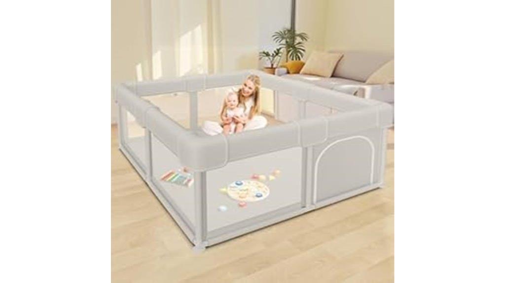 baby playpen with gate