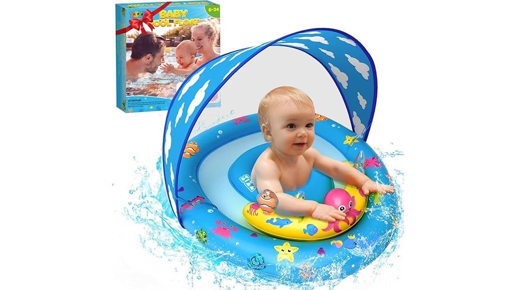 baby pool float canopy