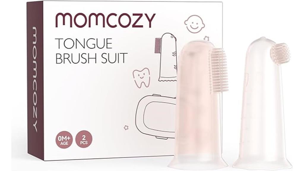 baby s silicone finger toothbrush