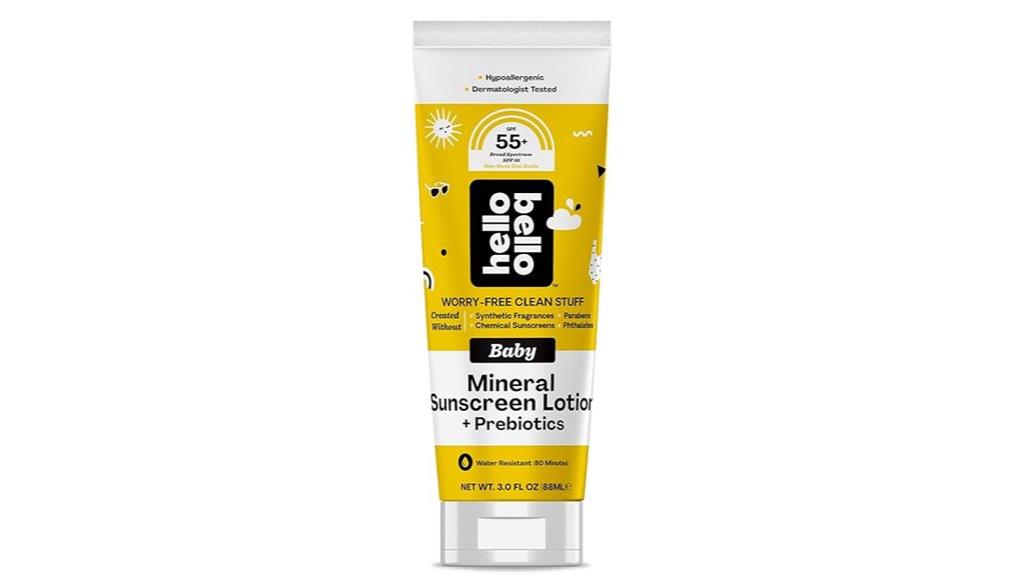 baby safe spf 55 sunscreen