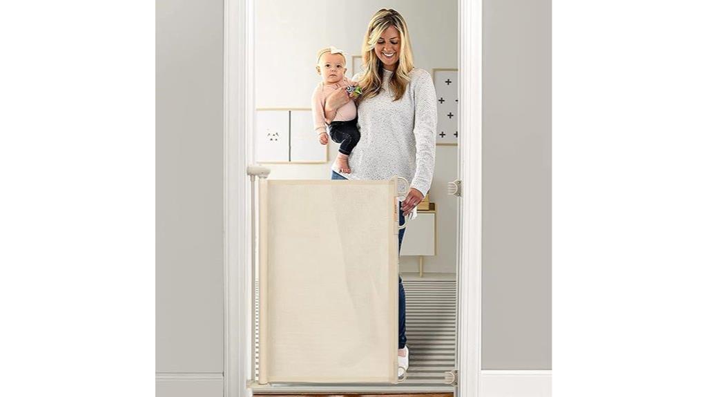 baby safety gate retractable