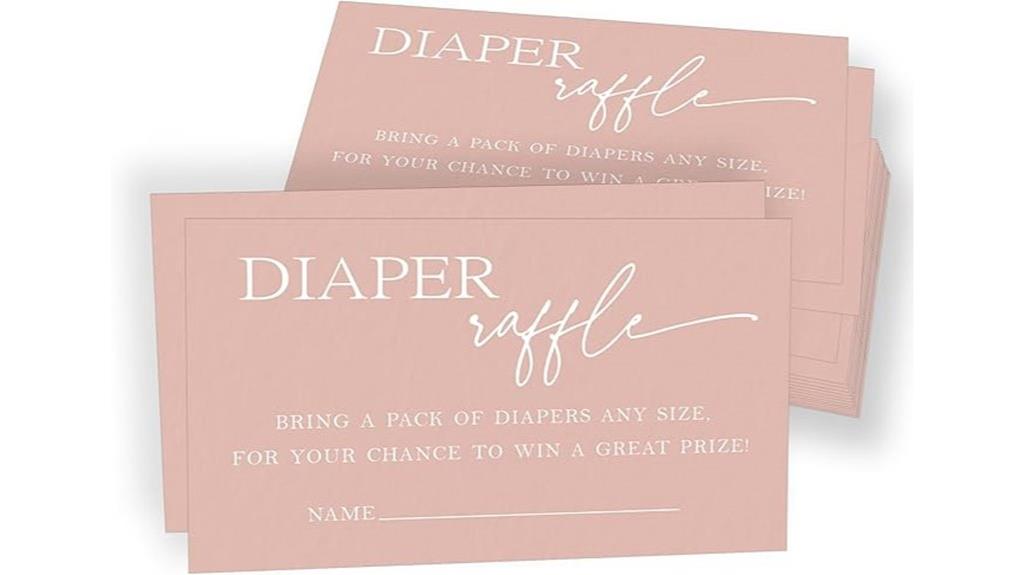 baby shower diaper raffle