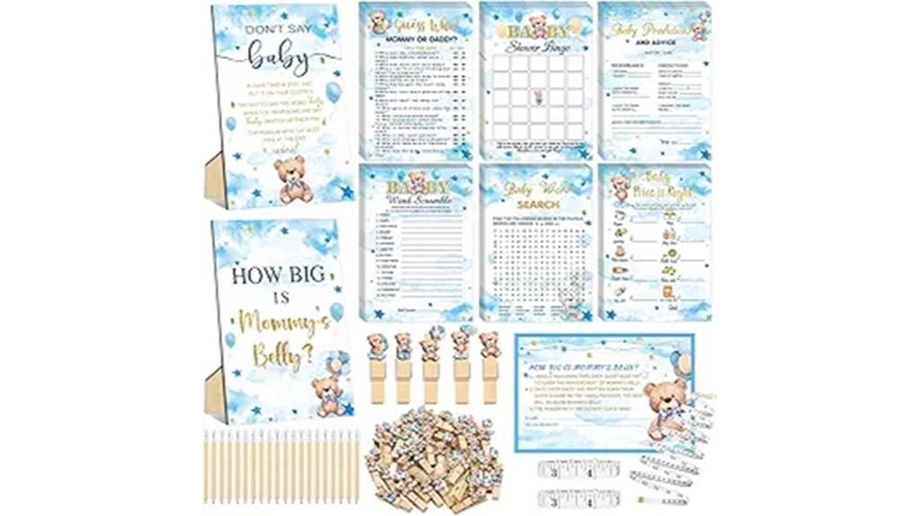 baby shower game pack