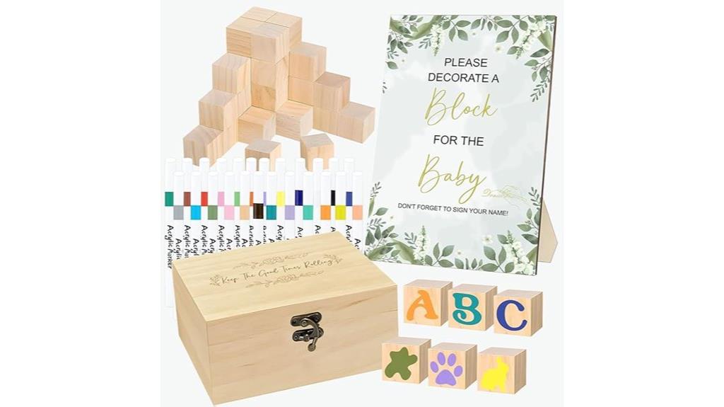 baby shower game sign kit