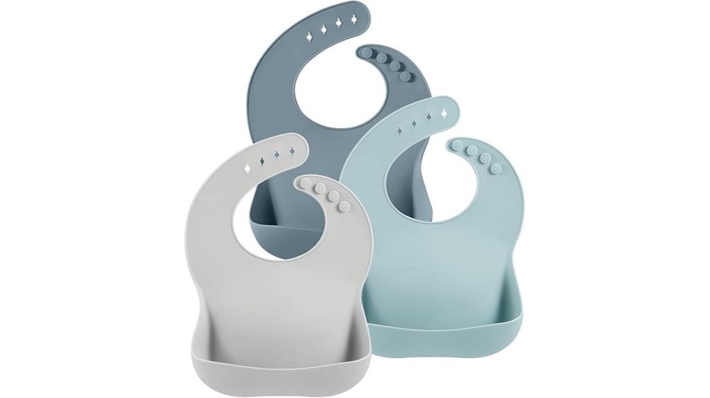 baby silicone bibs