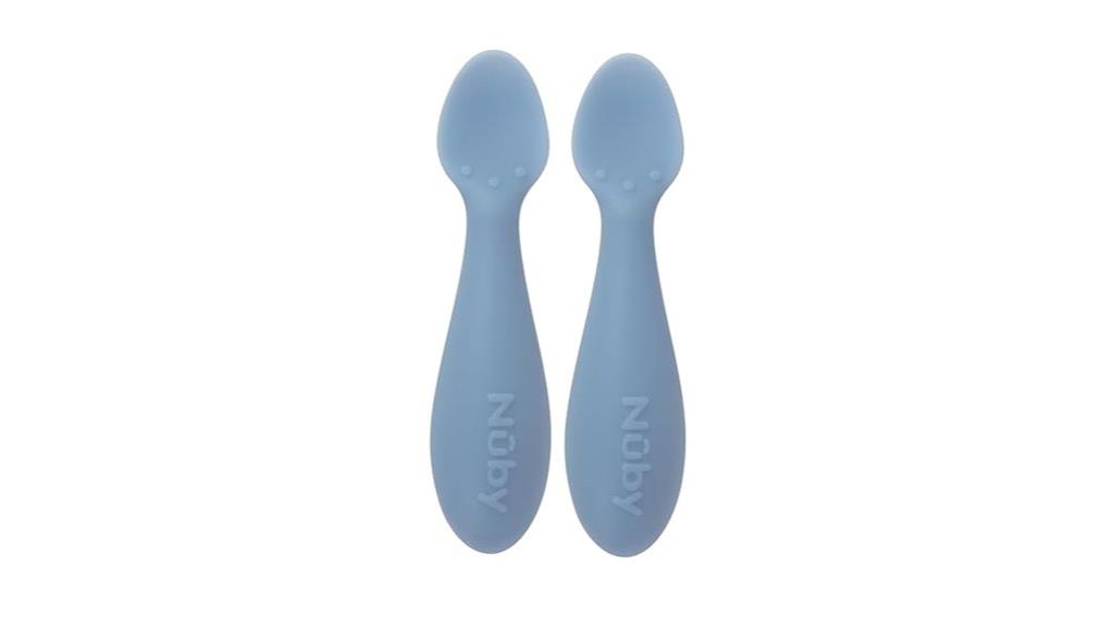 baby silicone spoon set