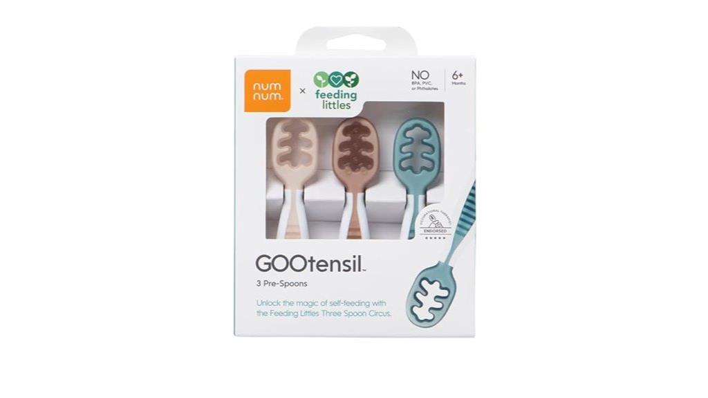 baby silicone spoon set