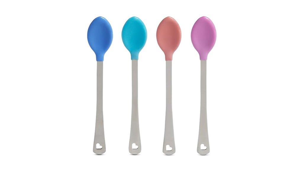 baby spoons with heat indicator