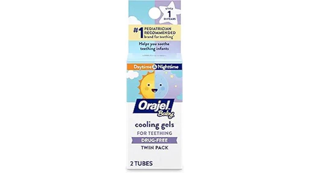 baby teething relief gels