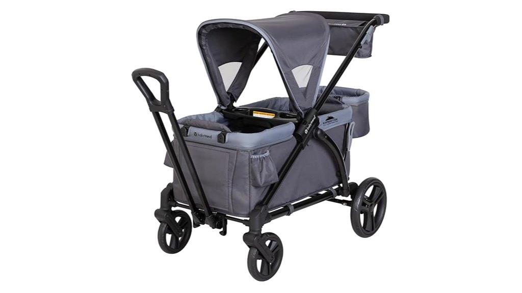 baby trend wagon gray