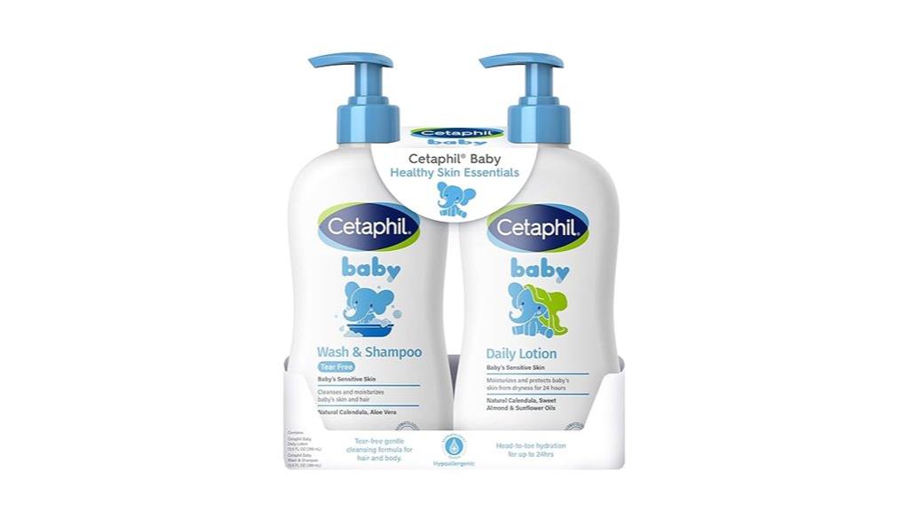 baby wash and lotion set
