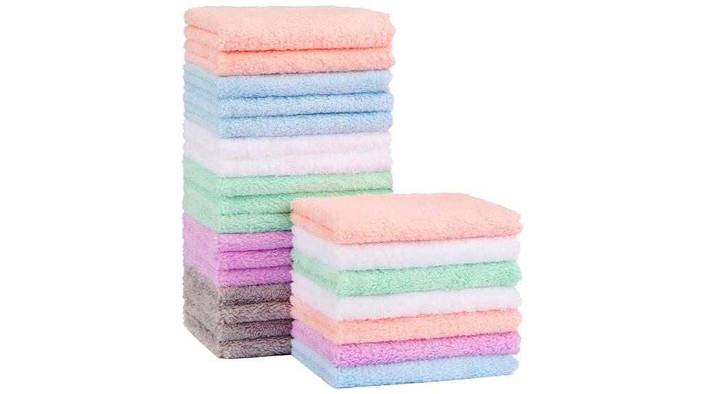 baby washcloths microfiber pack