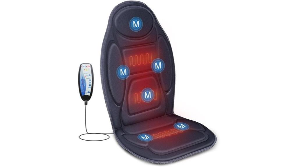 back vibration heat massager