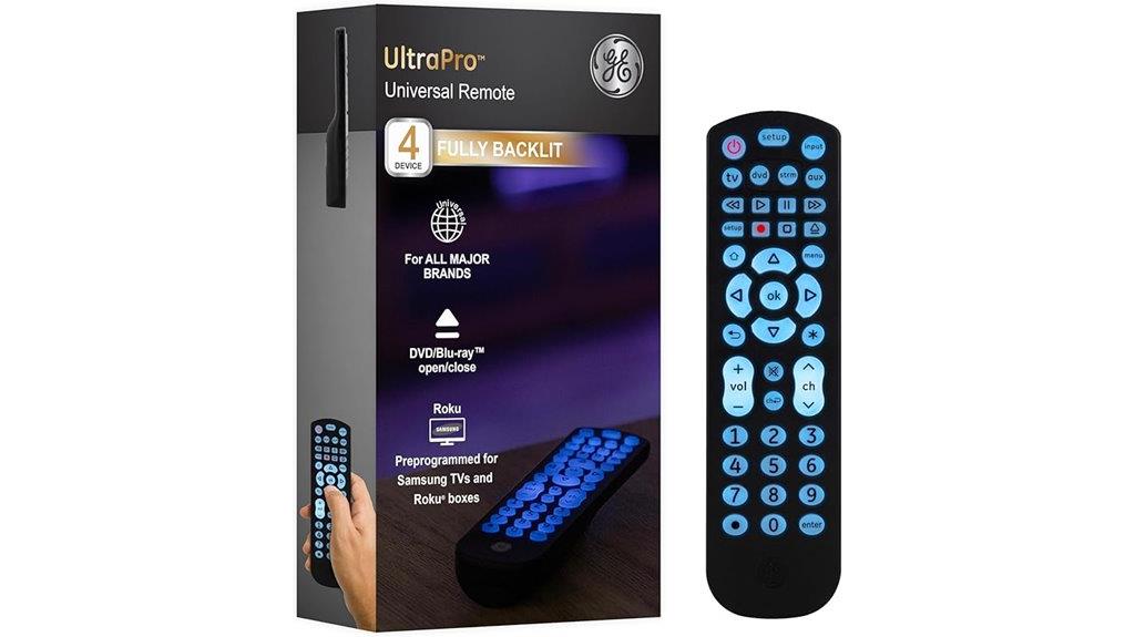 backlit universal tv remote