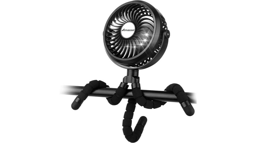 battery powered portable fan