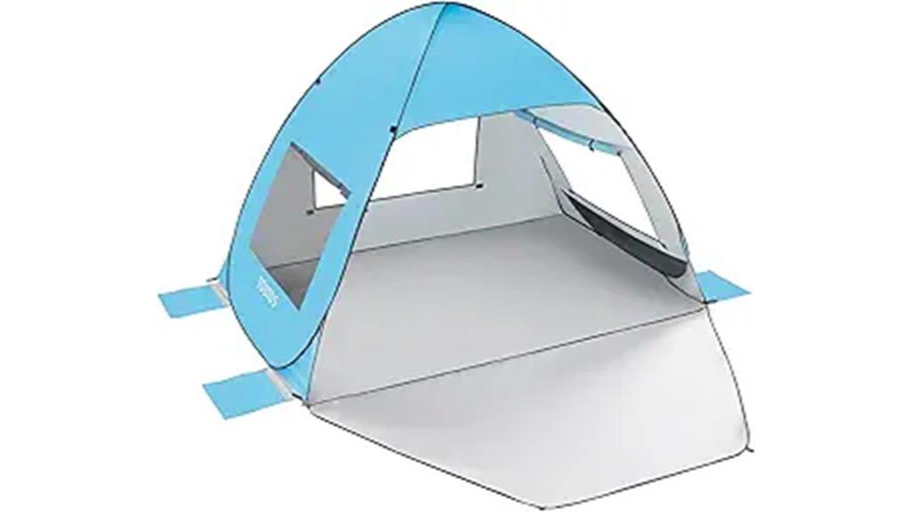 beach sun protection tent