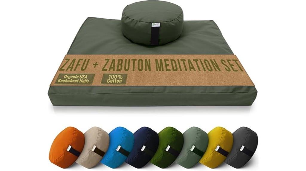 bean shaped meditation cushions