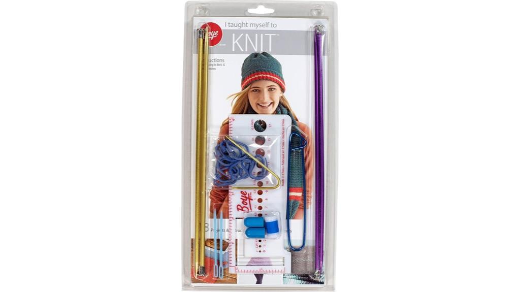 beginner knitting kit includes 21