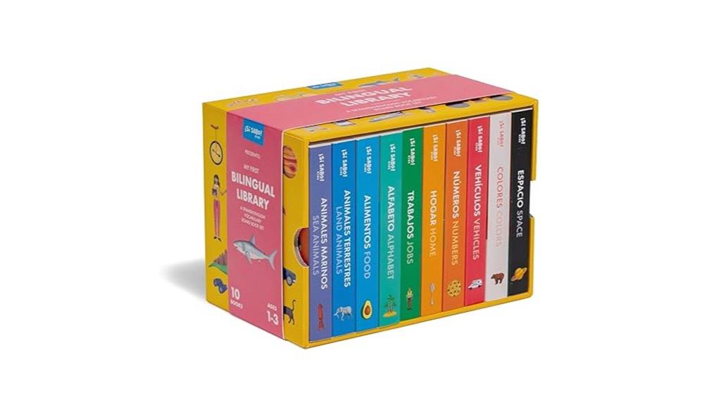 bilingual spanish english vocabulary set