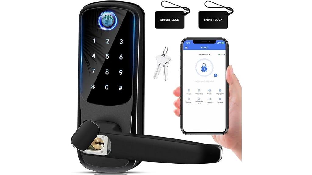 biometric keyless door lock
