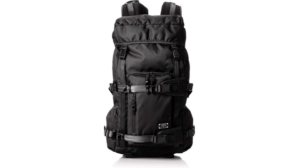 black cordura dobby backpack