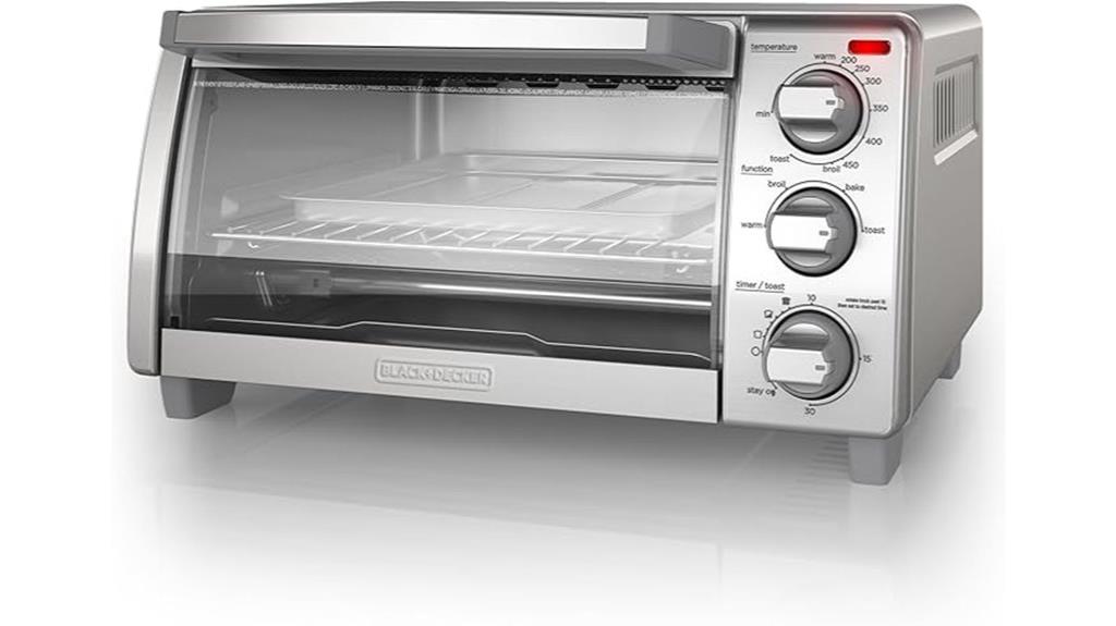 black decker four slice toaster