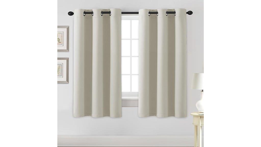 blackout bedroom curtain set