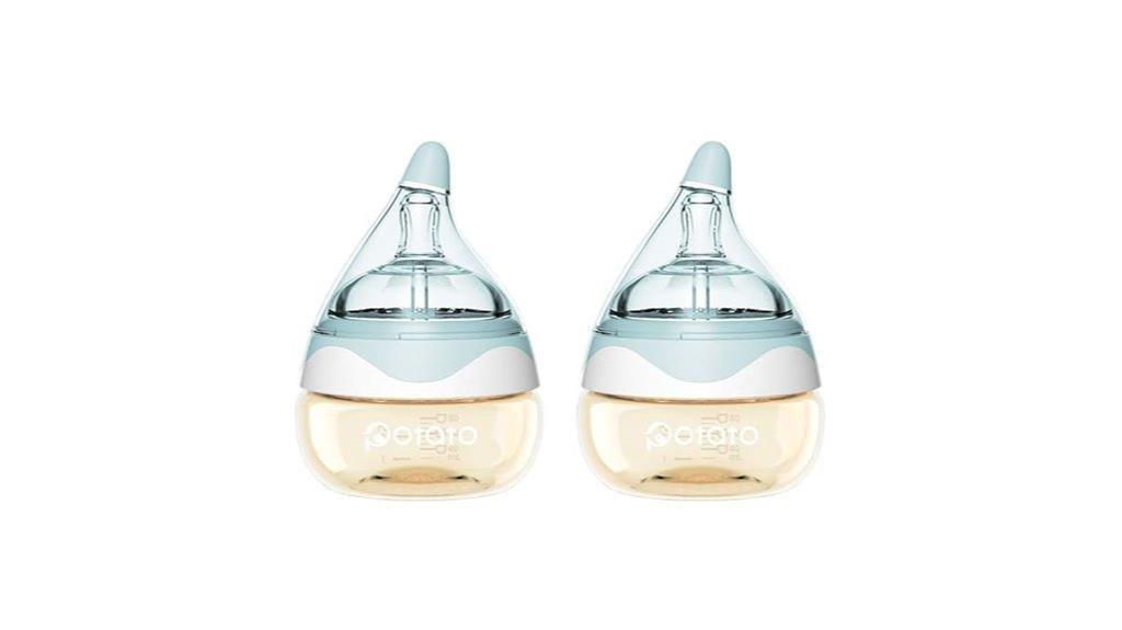blue 2 5oz baby bottles