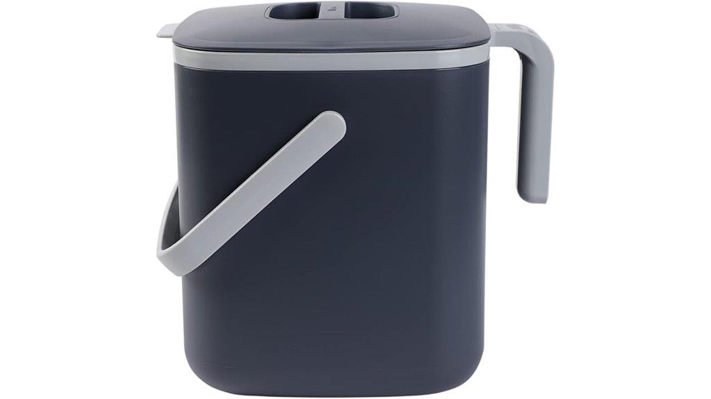 blue ginkgo kitchen compost bin