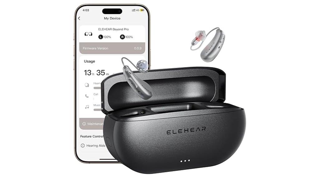 bluetooth app enabled hearing aids