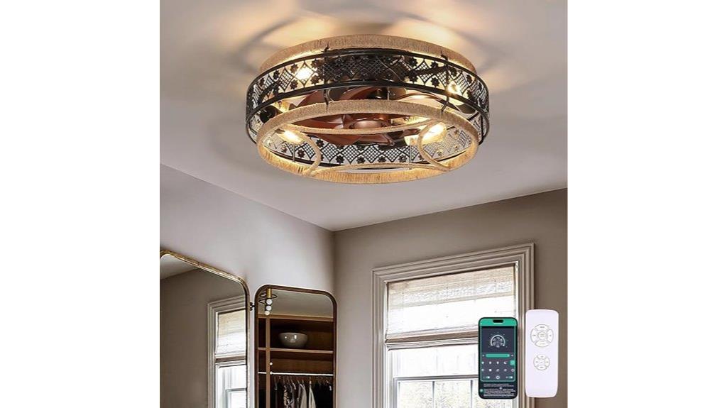 boho 18 inch ceiling fan