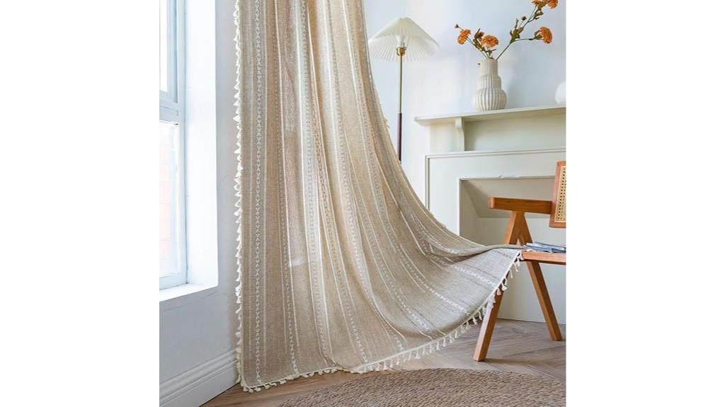 boho bedroom curtain panel