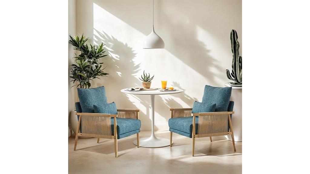 boho braid accent chairs