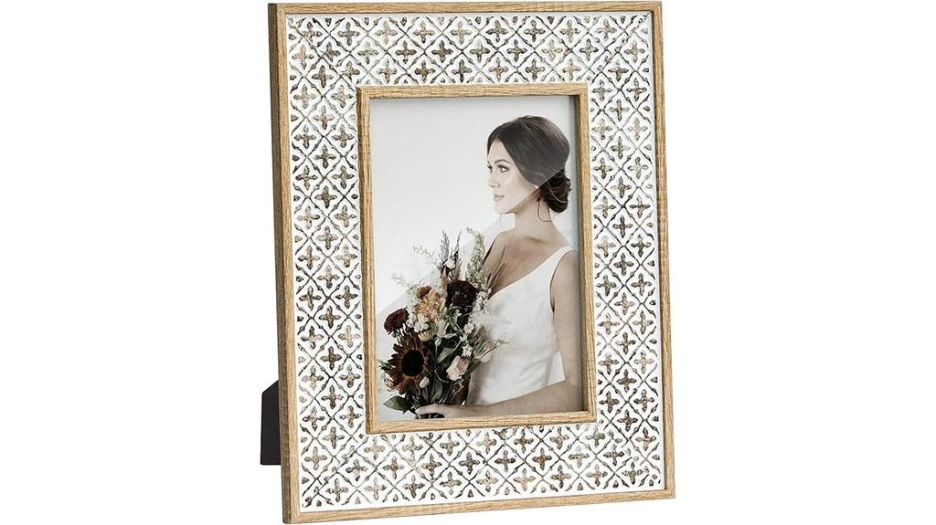 boho cross frame