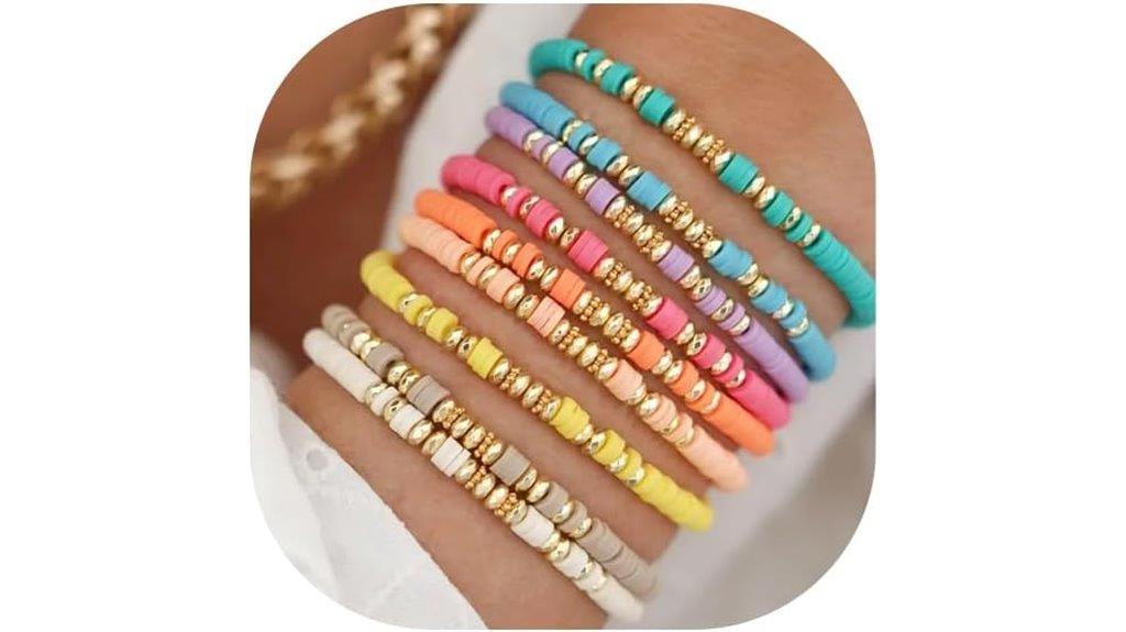 boho friendship stackable bracelets