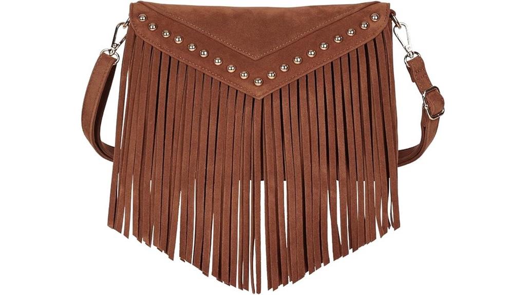 boho fringe purse